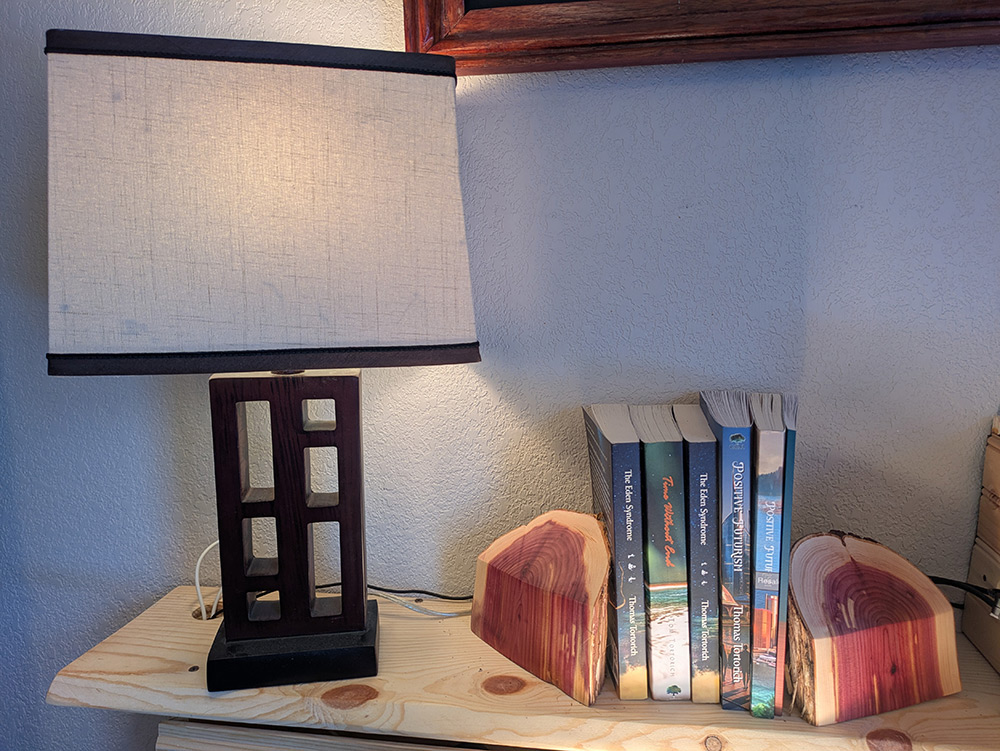 Cedar Watermelon Bookends