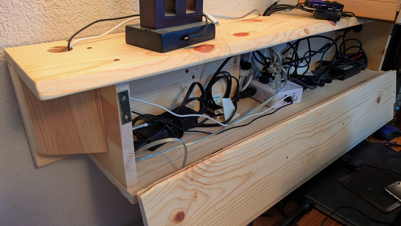 View 2 of Cable Concealing Cabinet