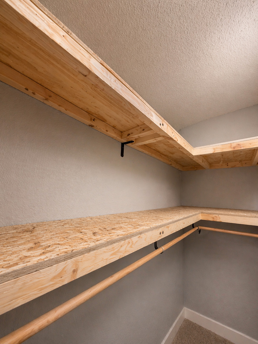 View 3 of Corner Shelving (Closet & Laundry Room)