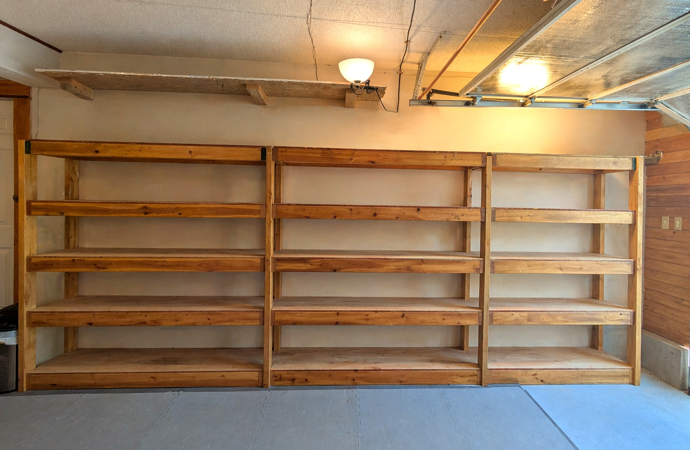Wall-to-Wall Storage Shelving
