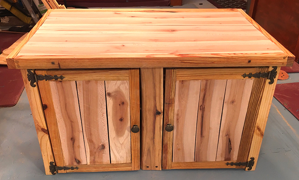 Cattywampus Media Cabinet