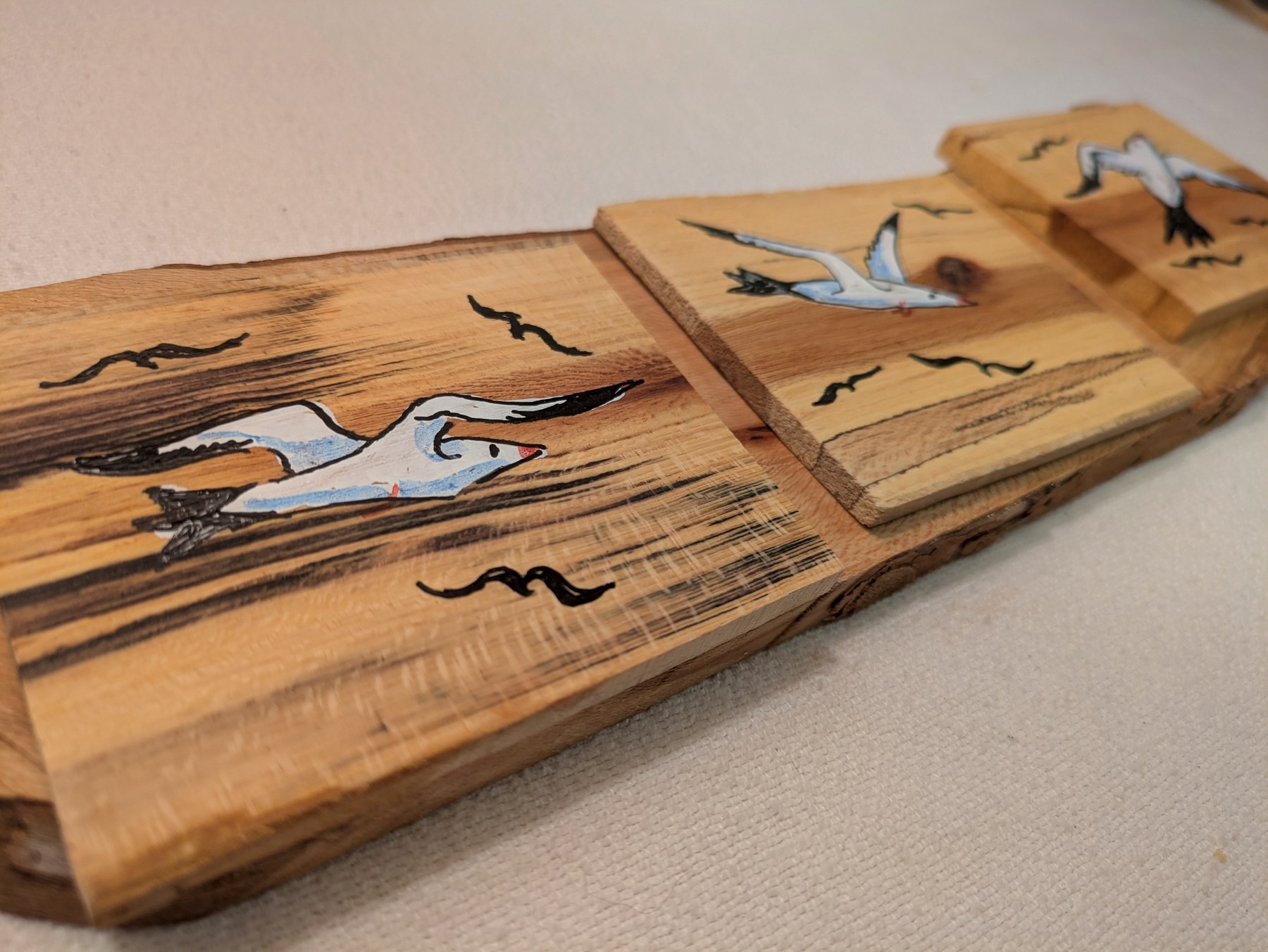View 2 of Seagulls Triptych