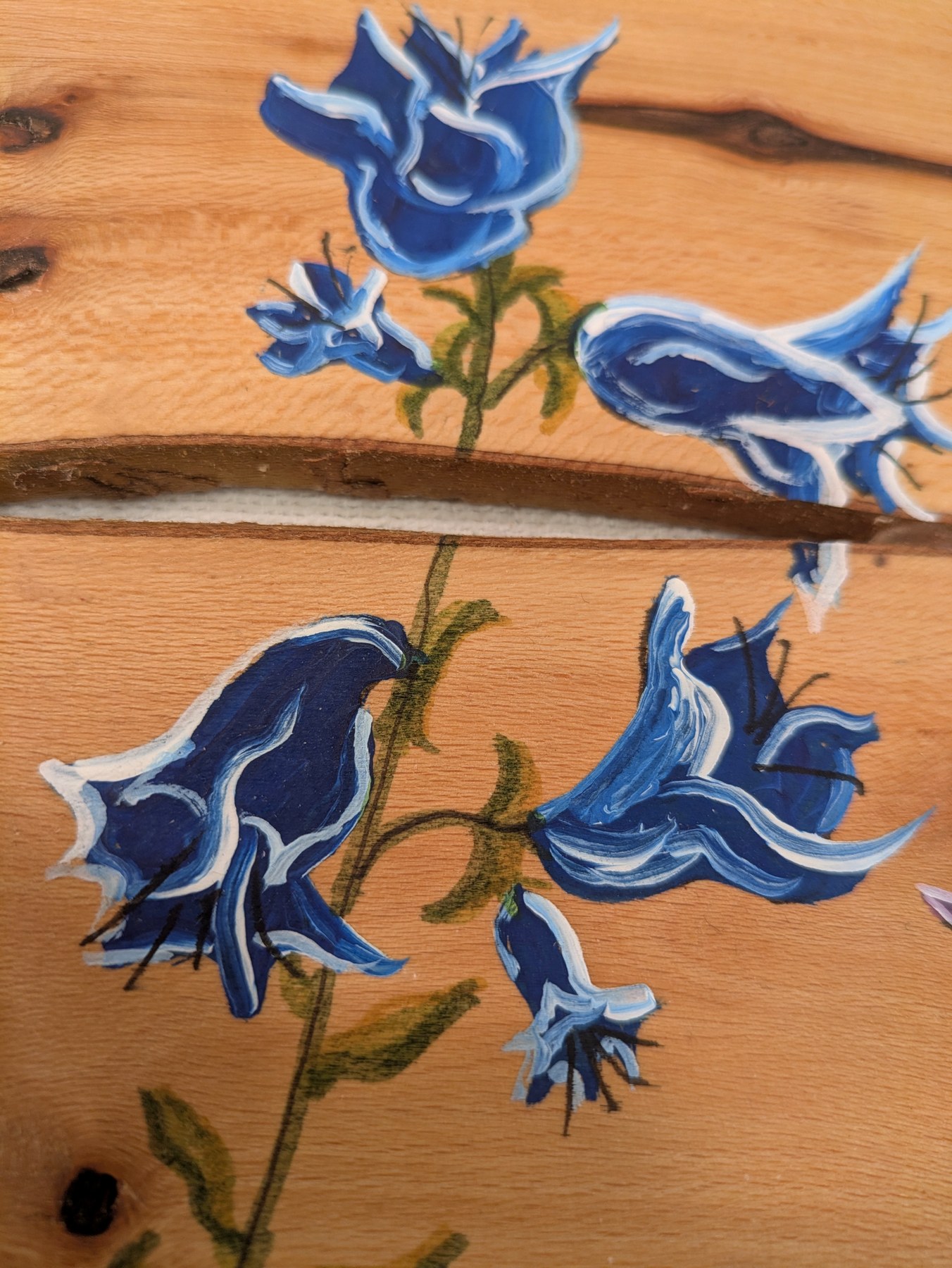 View 2 of Bluebells Diptych