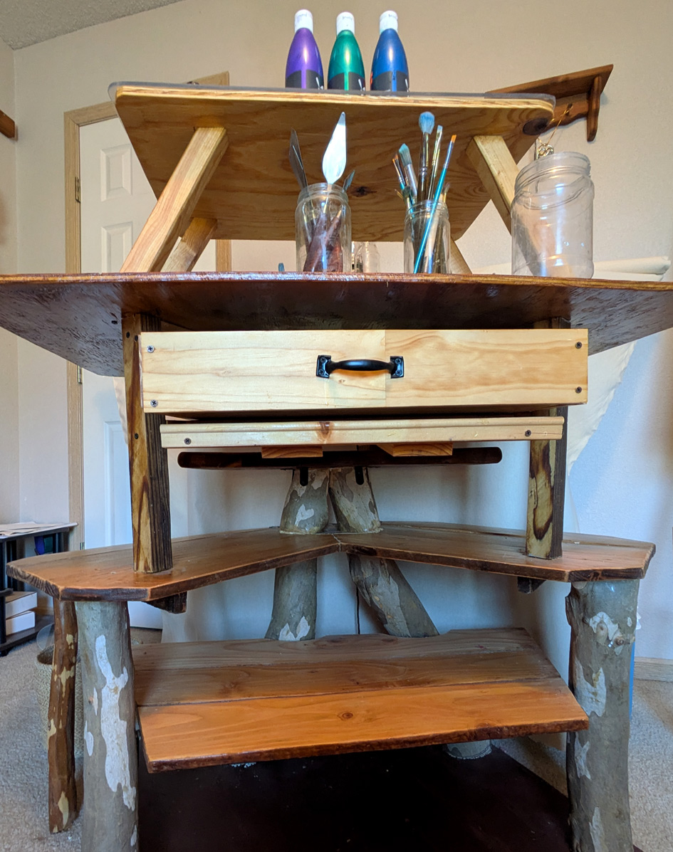 View 5 of Painter’s Art Desk
