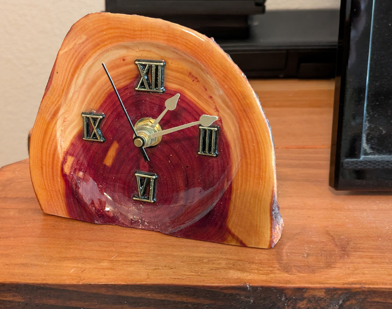 View 5 of Mini Mountain Clock