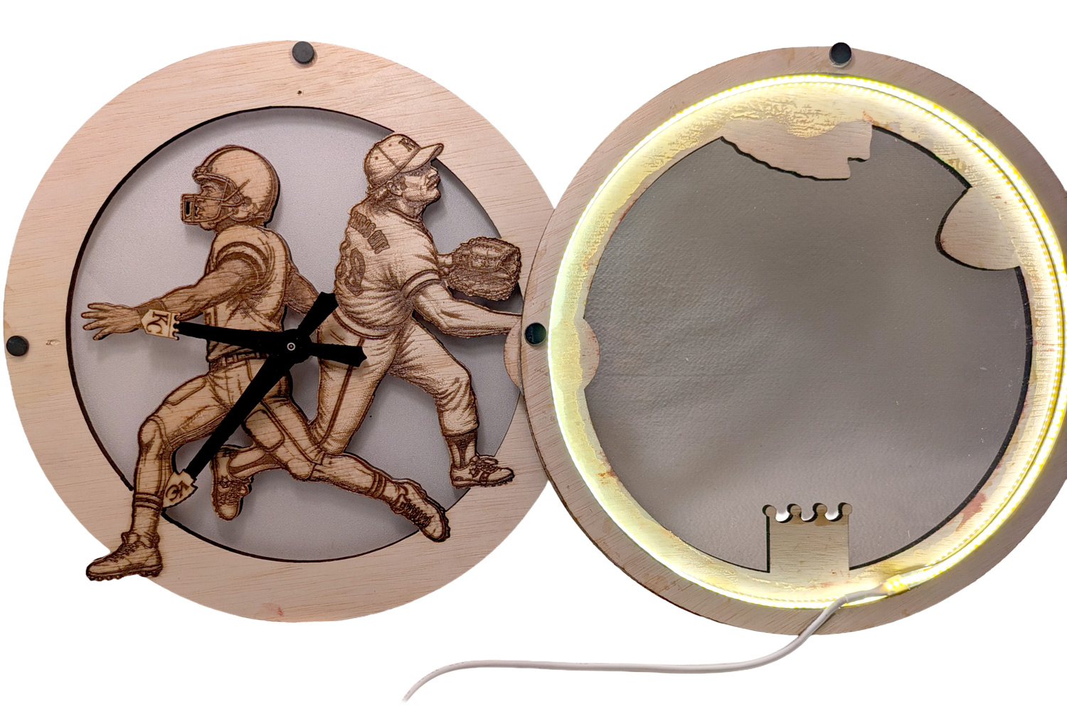 Backlit LED Clock — view 2