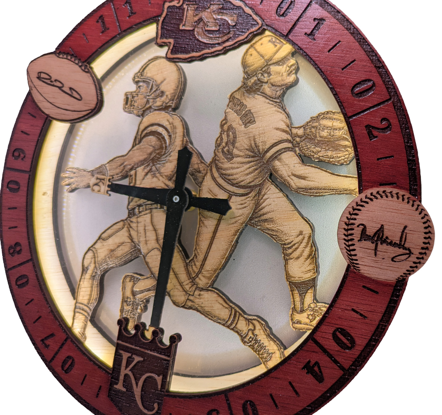 Chiefs & Royals LED Clock
