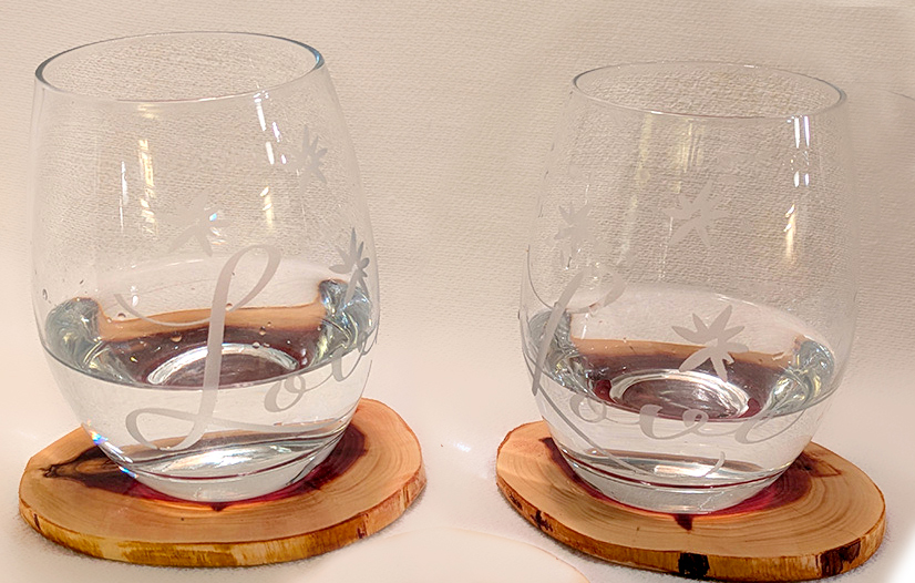 Glass material example