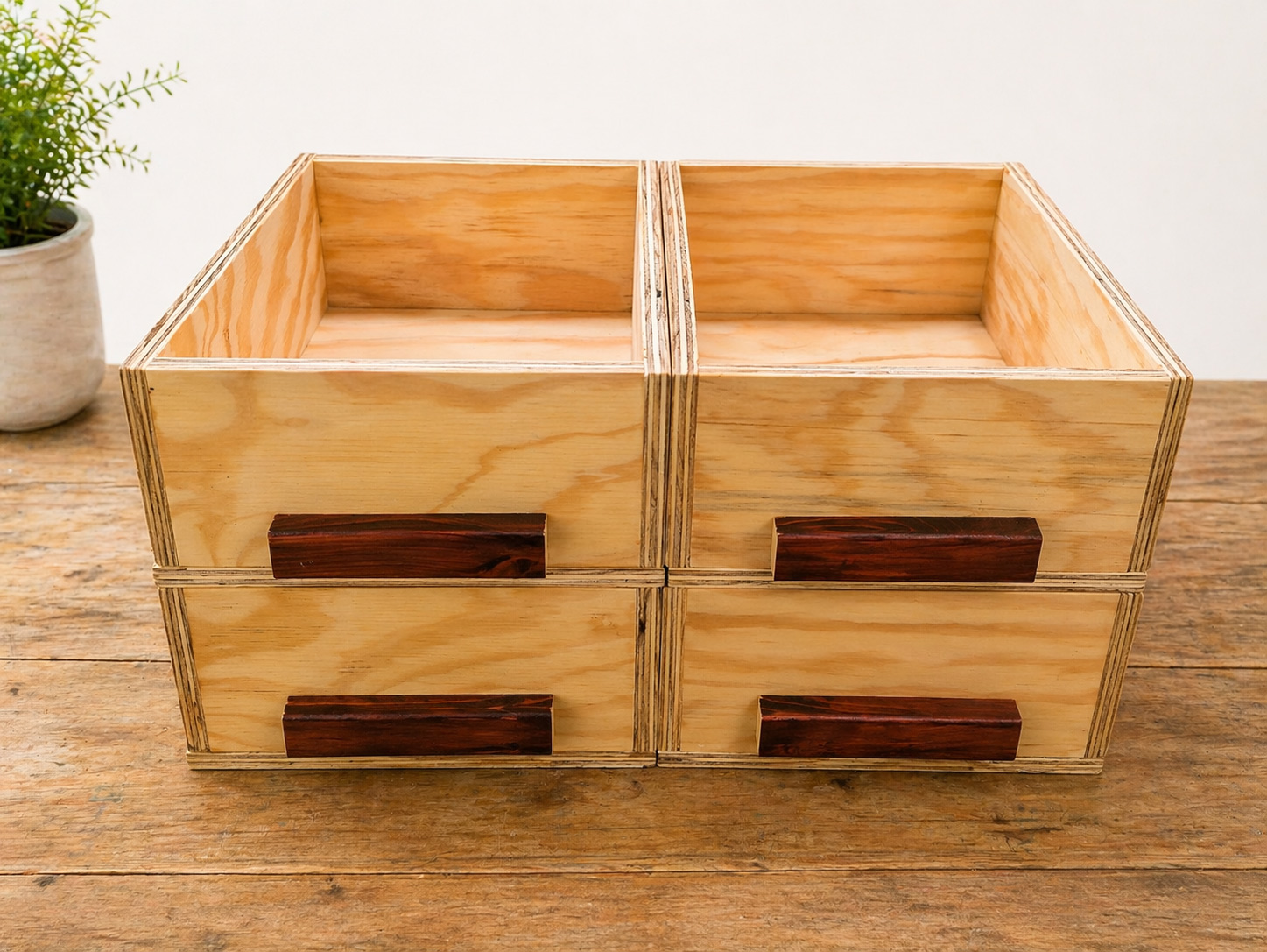 Hive-Style planter boxes