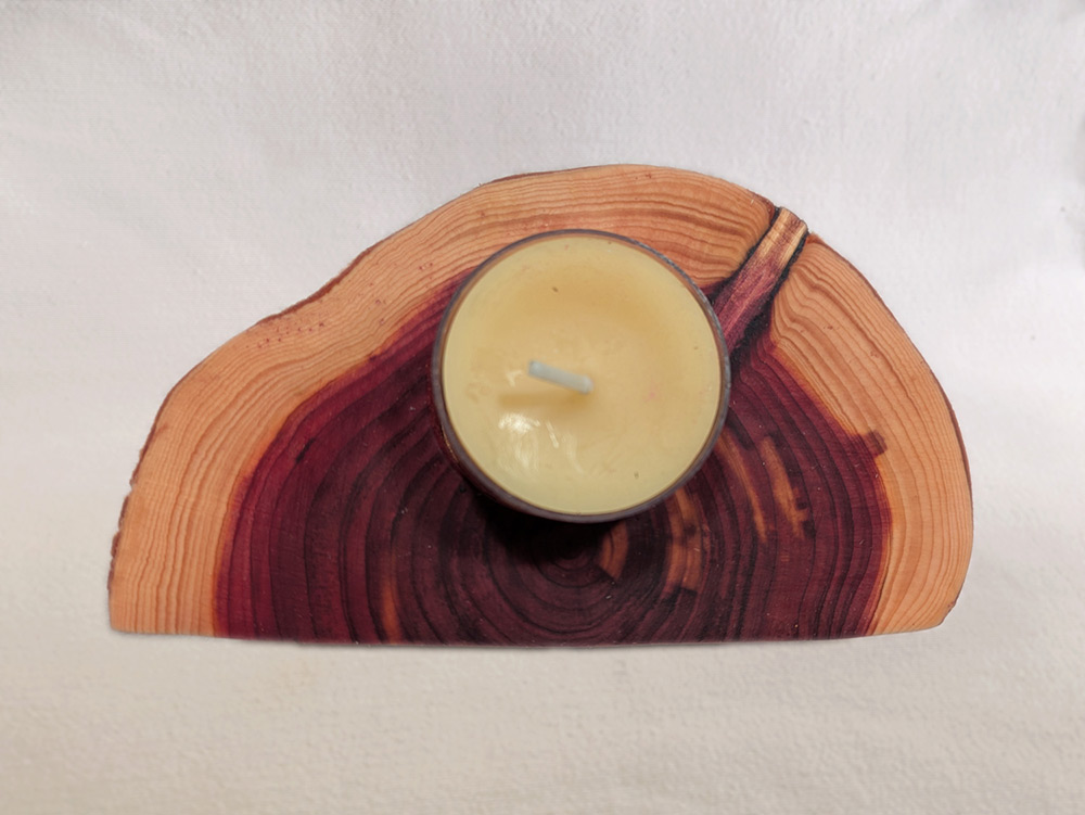 Cedar Votive Holders - oval