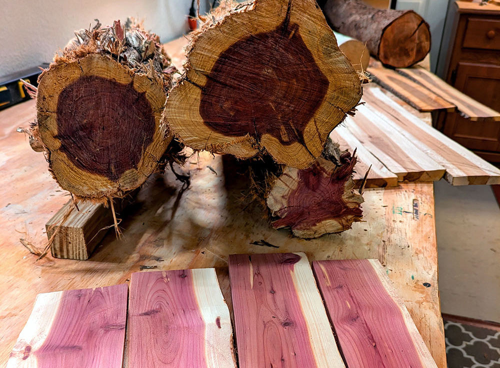 Working with cedar